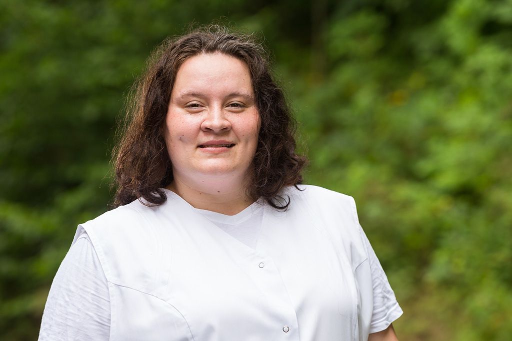 Ines Leistner ist eine ehemalige Bewohnerin des Suchthilfezentrums für Mutter und Kind.